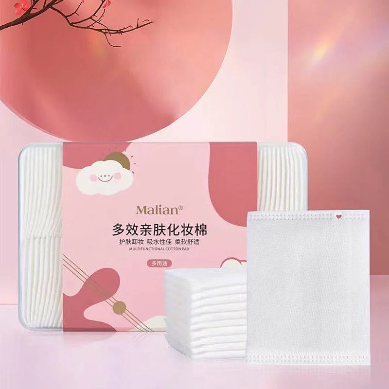 120 piece box hand insert cosmetic cotton 9277 wrap composite silk does not drop floc lock water temperature and makeup remover
