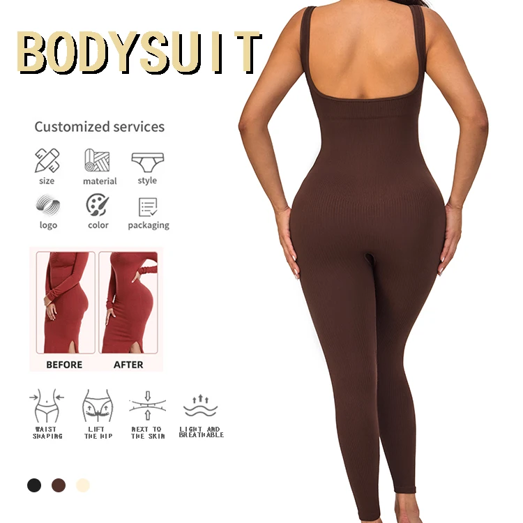 YIQUN Custom LOGO Polyamide full Body Shapers Slimming seamless ventilate body shapewear women bodysuit
