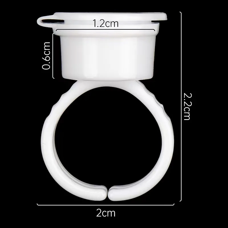 Prevent Spillage Lid Transparent Tattoo Supplies Disposable Plastic Pigment cups Tattoo Ink Cup with lid