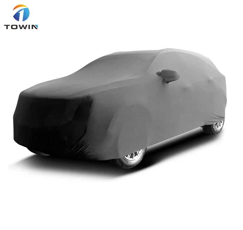 Indoor Car Cover SUV Velvet Stretch Dust-Proof Protection Full Car Cover for Underground Garage