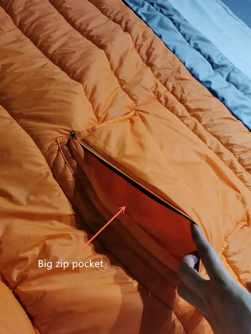 Портативное теплое пончо по заводской цене, водонепроницаемая накидка, маленькое одеяло для лагеря, носимый спальный мешок