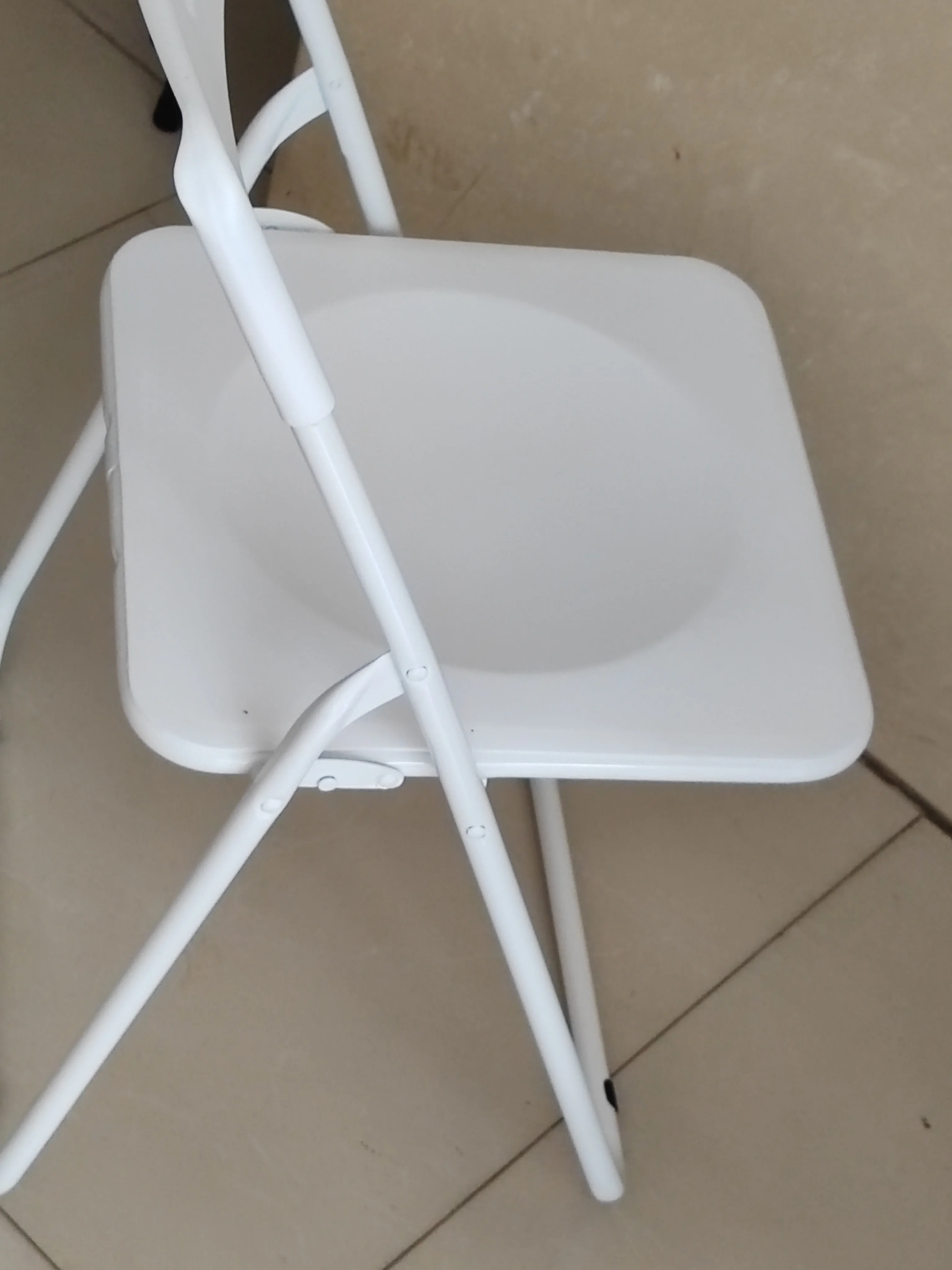 Metal Folding chairs  with plastic seat and back  for events party velvet folding Chairs portable Chair