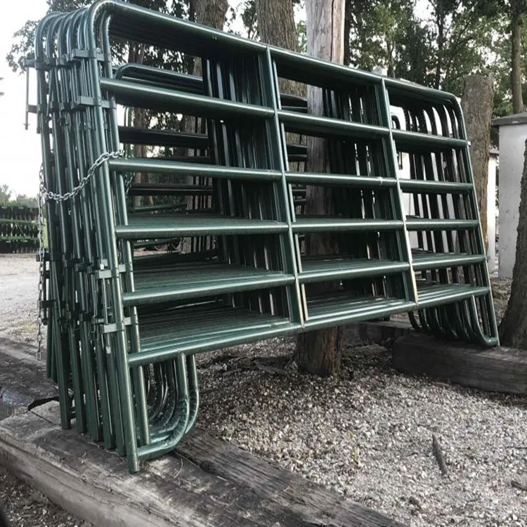 USA 12 FT Powder Coated/Galvanized Livestock Cattle Corral Panels and Horse Round Pen Panel