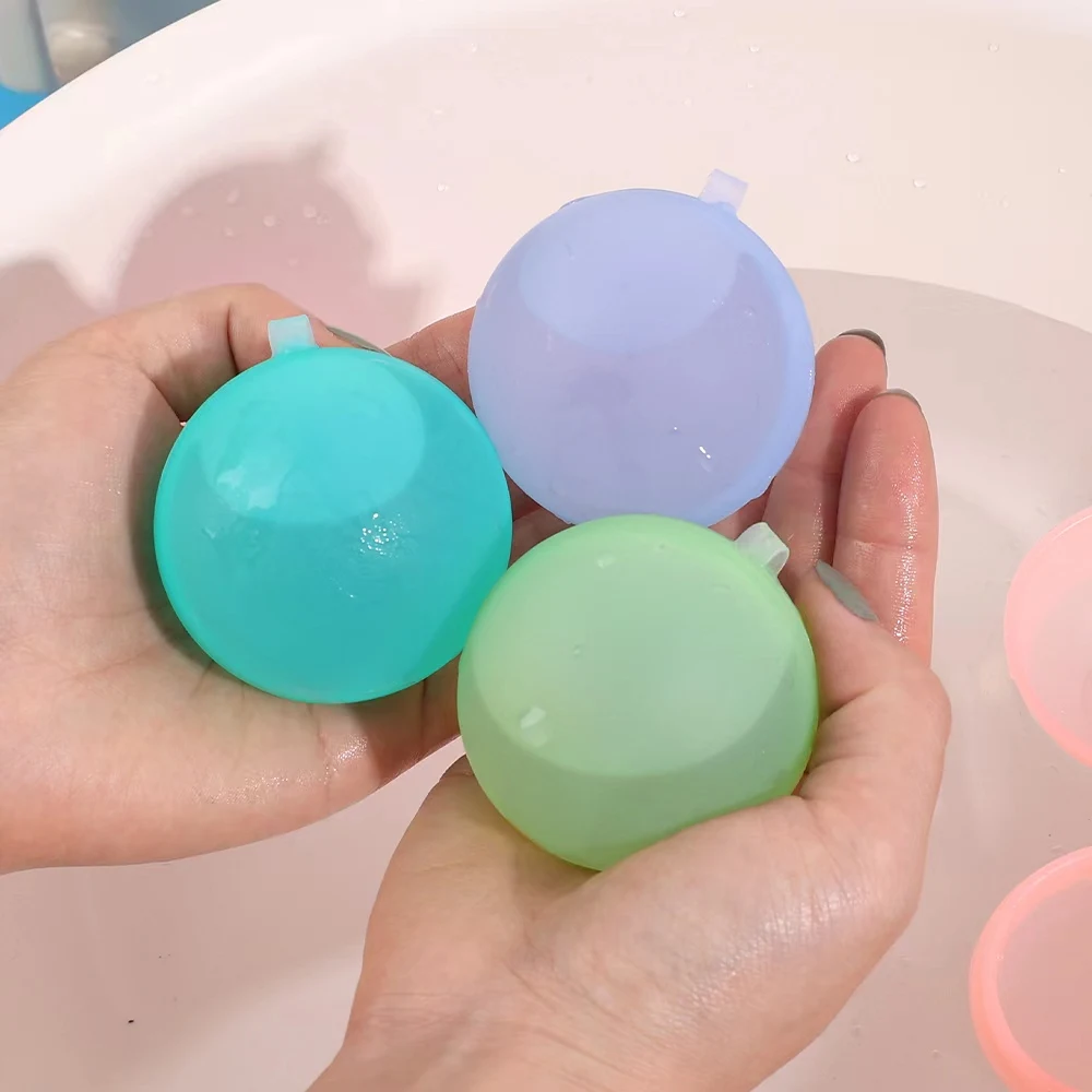Silicone Refillable Water Balls Party Balloons Quick Fill Up Magic Water Bombs Reusable Water Balloons Summer Toys