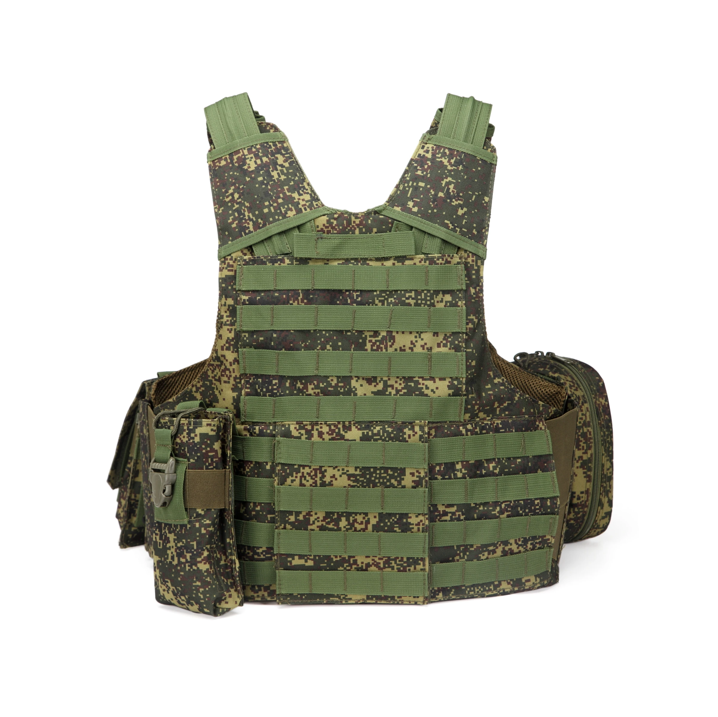 Tactical vest plate carrier with medical pouch interphone pouch mag pouch quick detachable durable