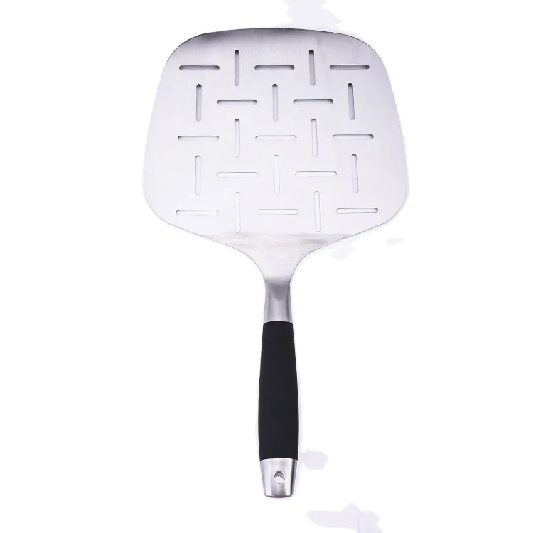 Лидер продаж на Amazon, высококачественный складной шпатель для пиццы из нержавеющей стали с ручкой, инструмент для пиццы