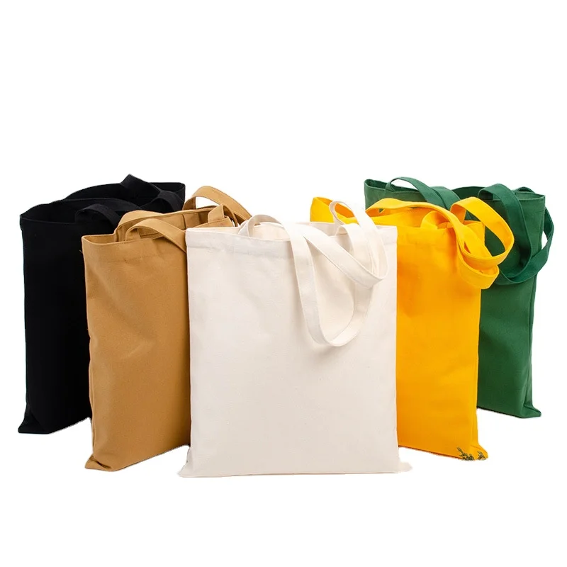 
2020 NEWLY Reusable Large Organic Cotton Canvas Tote Bag for Shopping 
