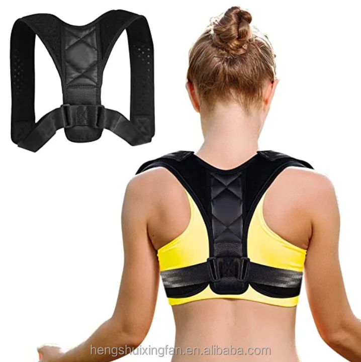 Amazon Hot sale neoprene Lumbar support Belt Posture Corrector Back Brace posture corrector for women and men