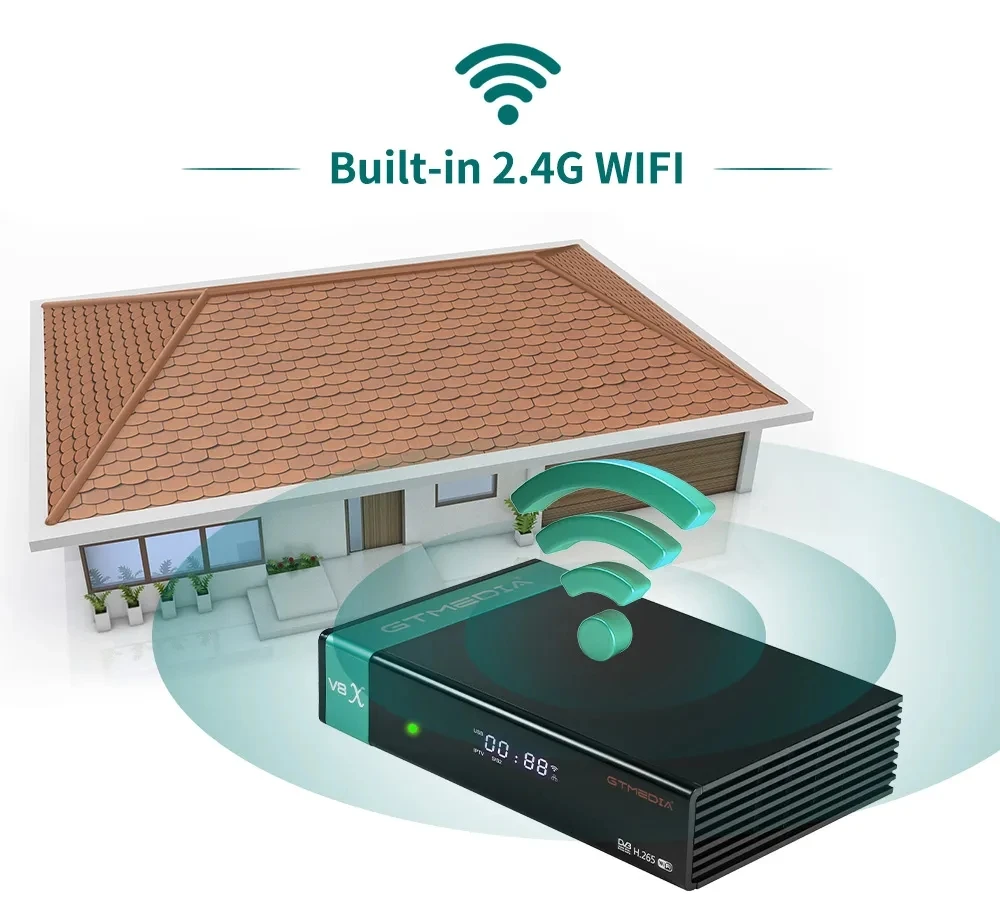 Распродажа GTMedia V8X IP SAT TV приставка DVB-S/S2/S2X Free to Air FTA цифровой Wi-Fi