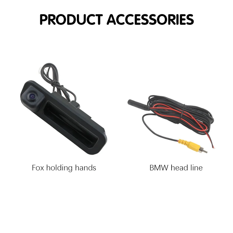 High Quality HD 1080P Ccd Cvbs Car Reversing Backup Special Rear View Parking Trunk Buckle Handle Camera For Ford Focus Mondeo