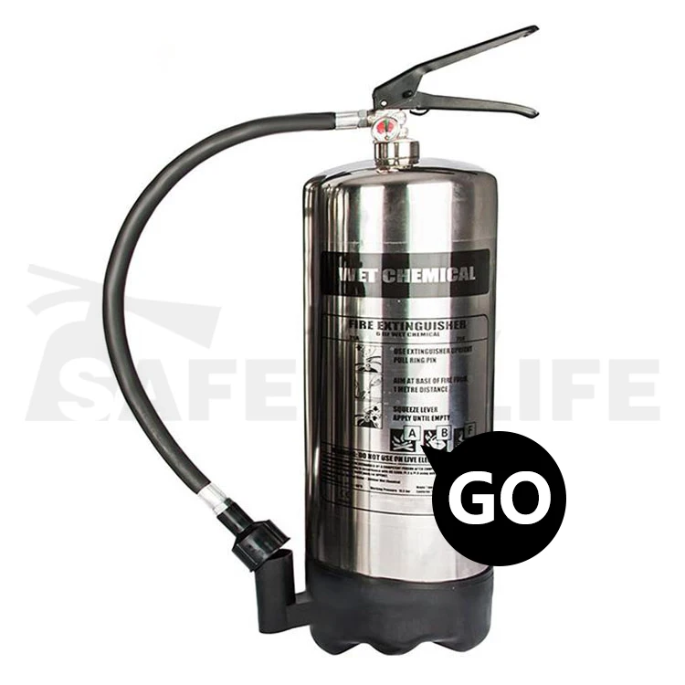 Portable 9kg 9liter stainless steel fire extinguisher