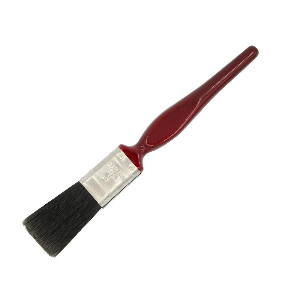 Custom Made 1 Inch Red Handle Bristle Paint Brush