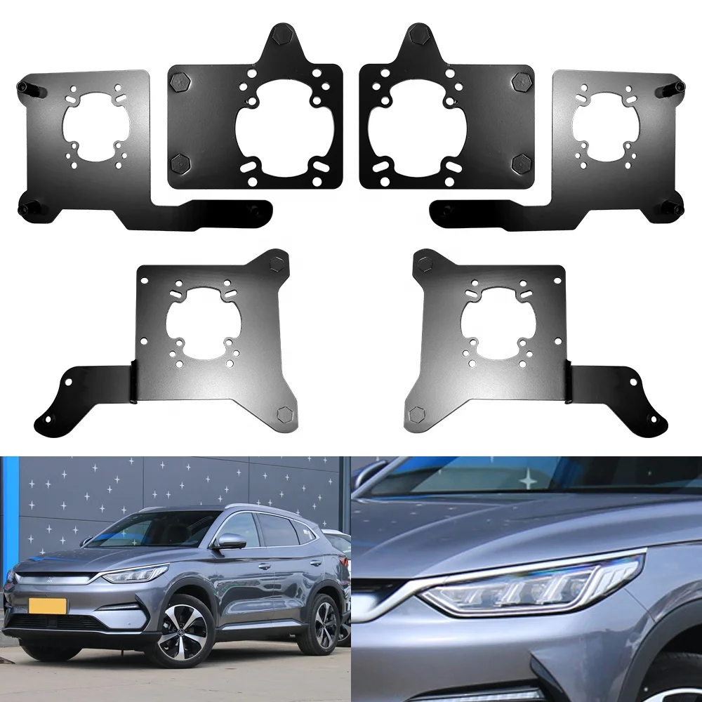 TAOCHIS car headlights adapter frame Bracket Holder Matrix adapter frame for BYD Song plus 2021 car light retrofit upgrade