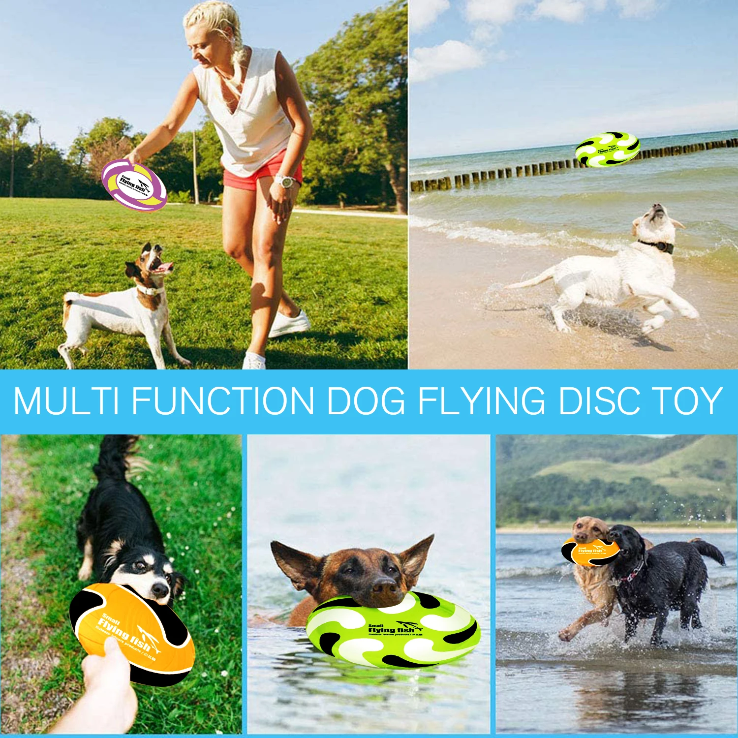 Customized Outdoor Kids Adults Camping Games Pet Toy Soft Sports Flying Disc Dog Popular Pet Soft Fabric Flying Disc