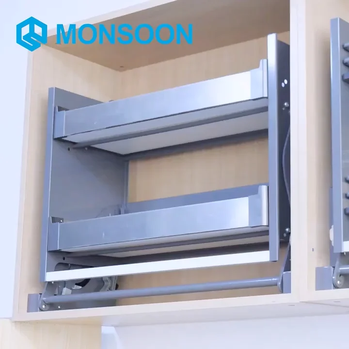  MONSOON кухонные аксессуары подъемная корзина Регулируемая выдвижная полка шкаф