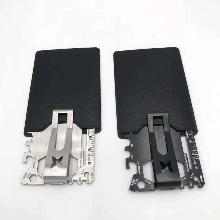 Promotion Custom Logo Survival Men Stainless Steel Bottle Opener Pocket Multi Tool Credit Card
