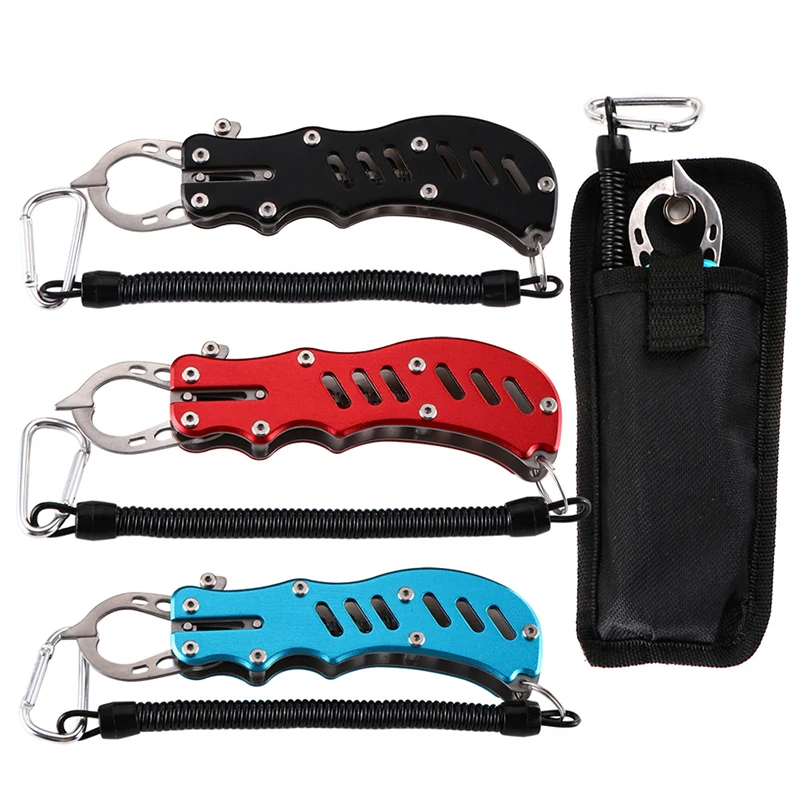 WEIHE Fish Controller Clip Lip Fishing Gear Accessories Fish Mouth Clamp With Weighing Aluminum Alloy