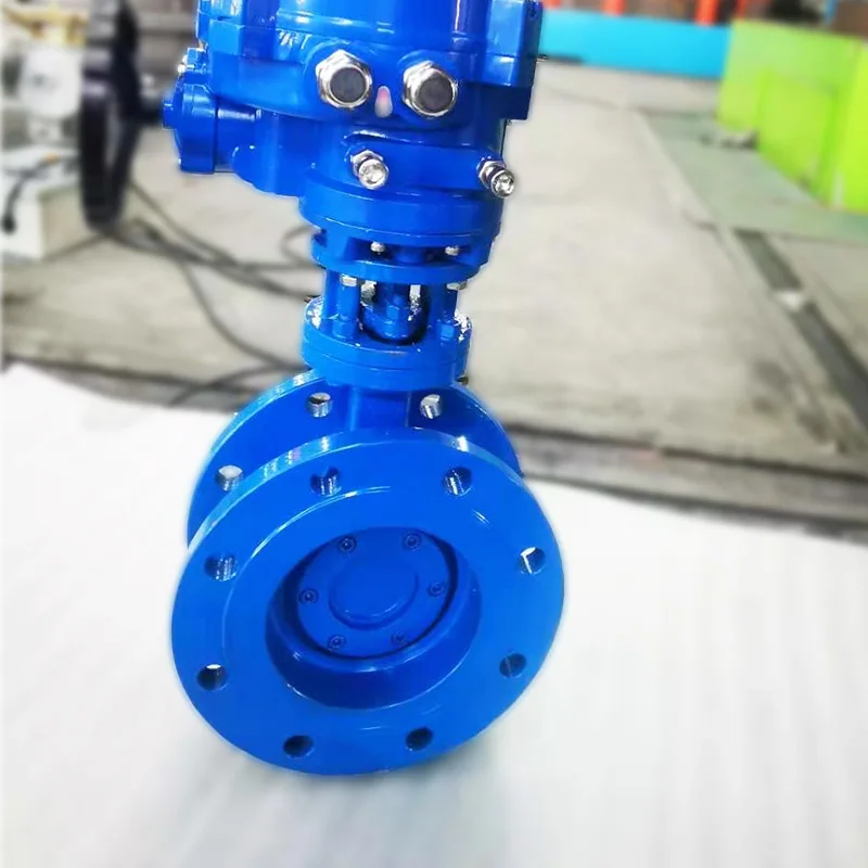 
Butterfly valve Wafer type gas explosion-proof switch valve air blowdown adjustment flange type butterfly valve 