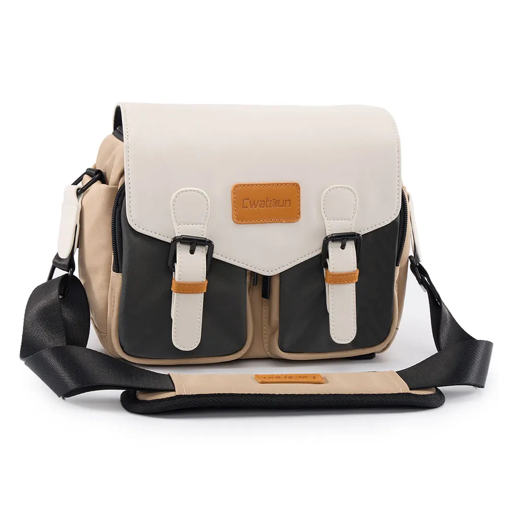 Crossbody Shoulder Bag Professional Camera Canvas Photography  Digital Dslr Camera Backpack Video Camera Bag for Nikon Canon OEM