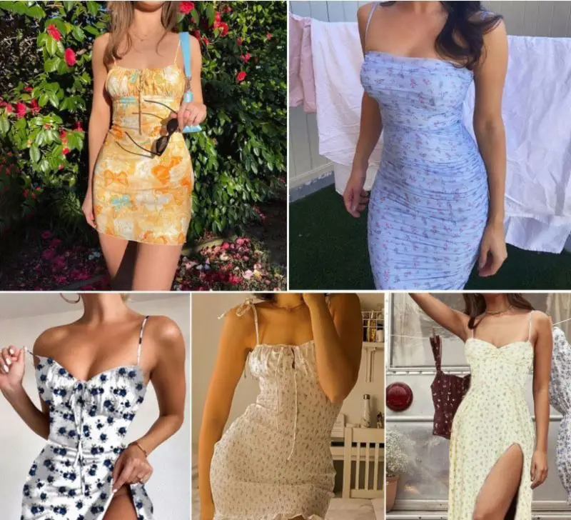 Fashion Brand Dresses Summer Dresses Factory Wholesale Ropa Mujer Women Clothes Casual Dresses Stock Apparel