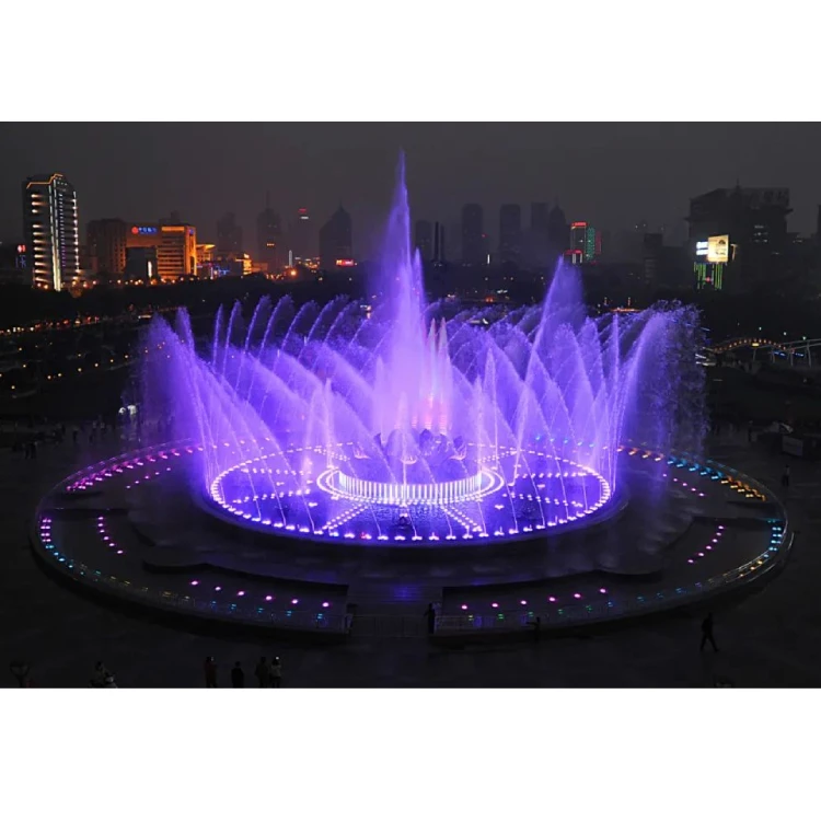 Innovation Design Dry Deck Ground Fountain Music Dancing Fountain for Kids