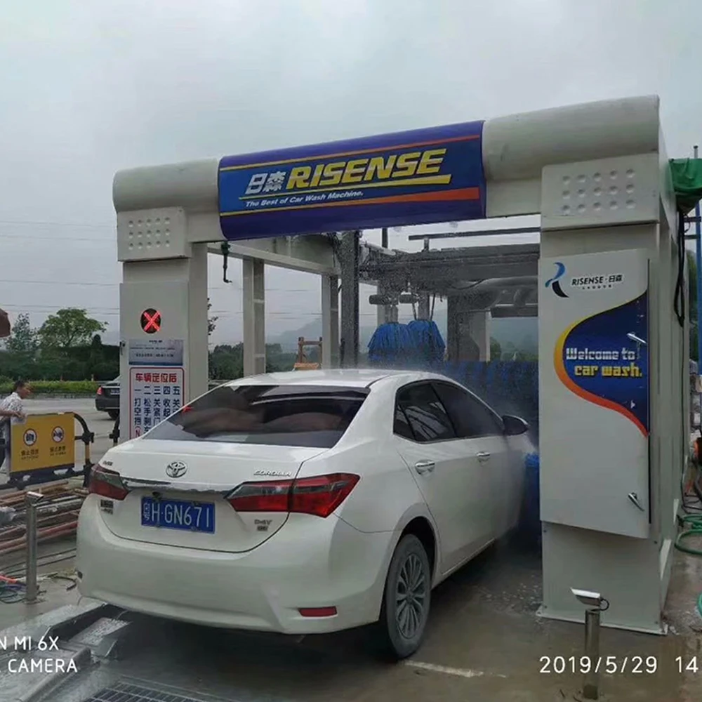 Risense CC-690 full automatic tunnel car washing machine auto with air dryer and lava shampoo
