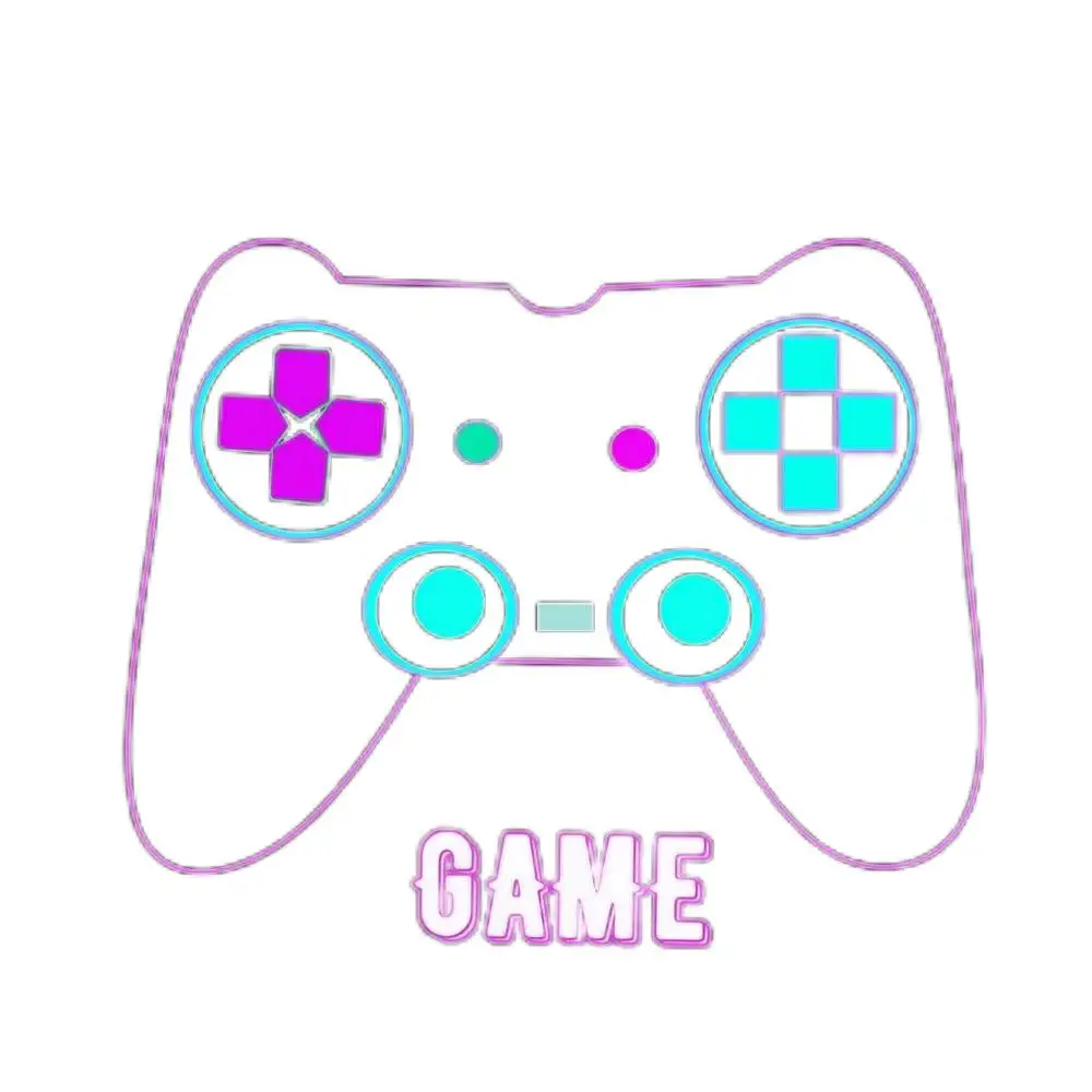 Factory direct sales gaming room wall decoration handle led light USB power supply  neon lights playstation
