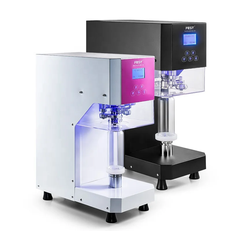 Intelligent commercial boba tea shop cafe use can sealer sealing machine for pet plastic aluminum can