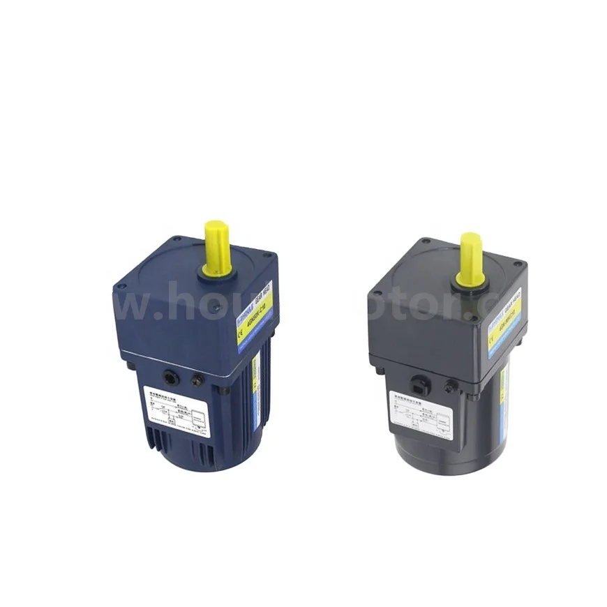 Houle high quality 25W Dark blue AC gear reduction motor mini gear motor worm gearbox