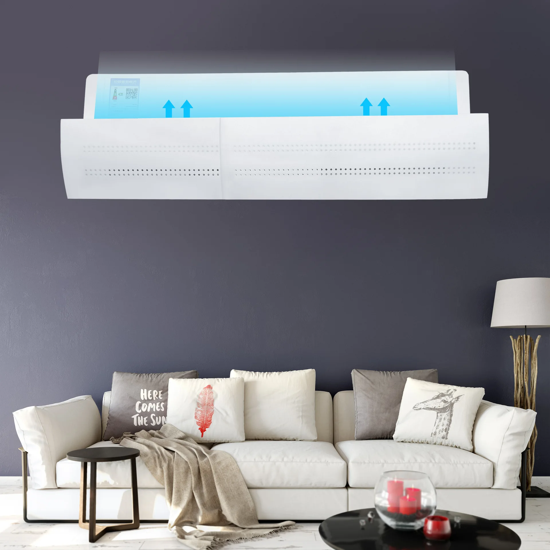 Anti-straight Blow air conditioner flow deflector air conditioner deflector air cover wind deflector