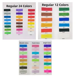Private label acrylic paint pot drawing paints 12 colors 5ml paint set with brushes