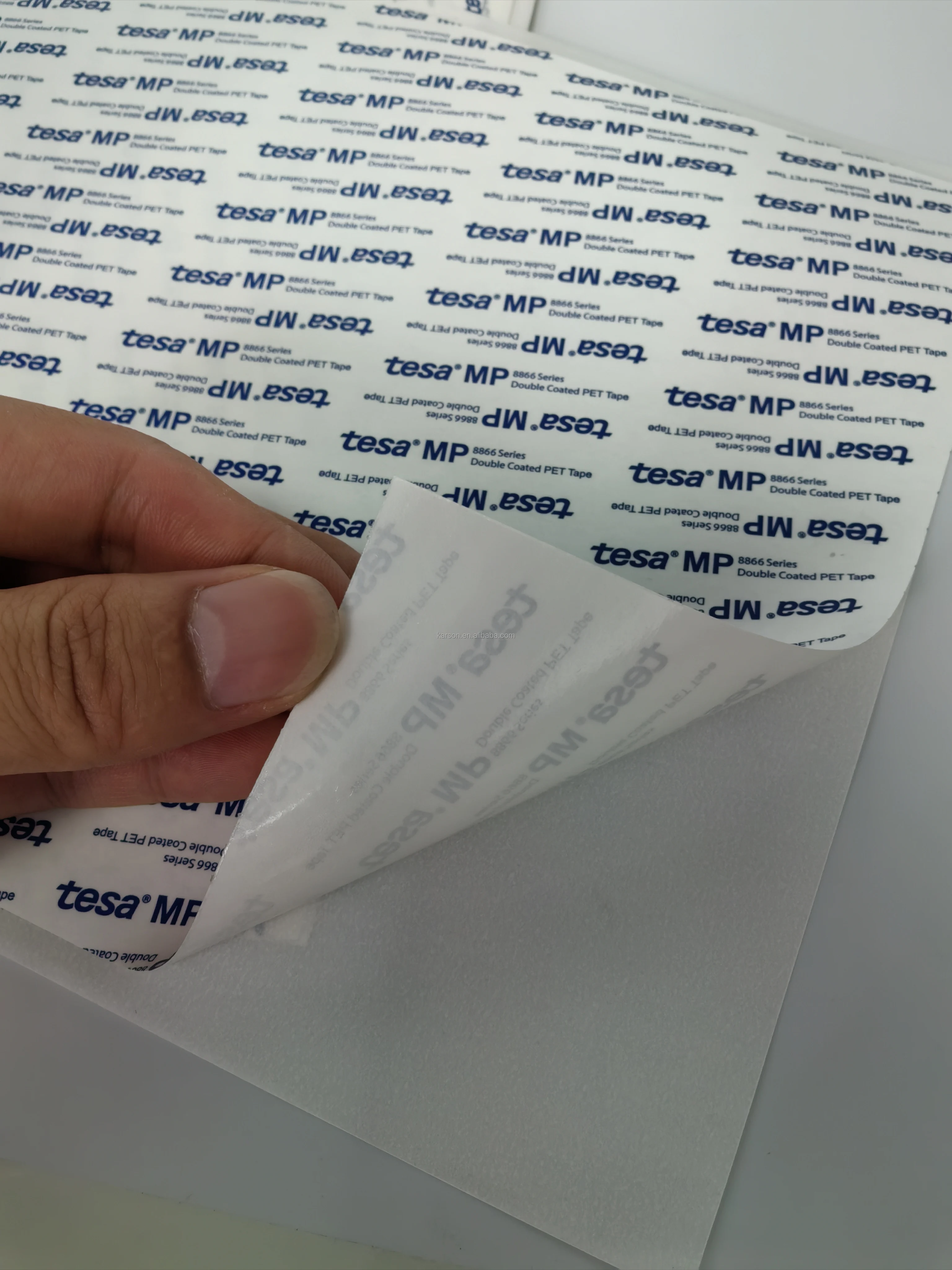 A4 Size Clear Self Adhesive Double Side PET Tape Tesa 88663 MP PET Double Coated Tape