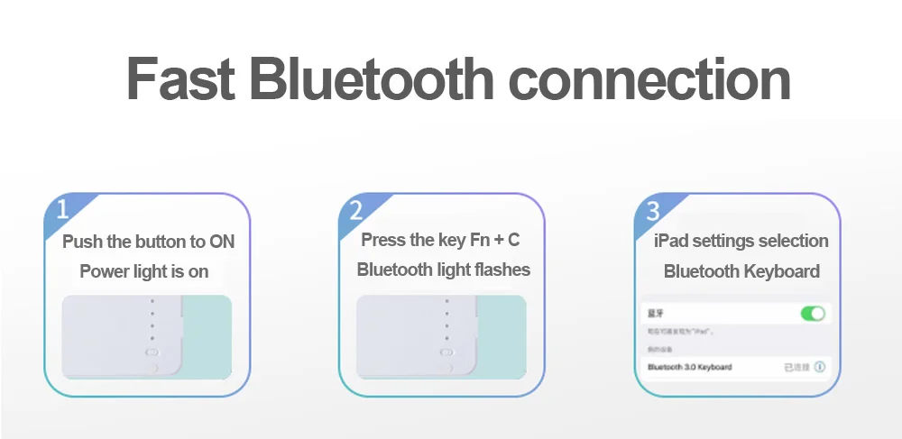 2022 PU Leather Shockproof Tablet Cover Wireless Keyboard Case for samsung Tab A7 T505 A8.0 T295 for ipad 10.2 Pencil Holder