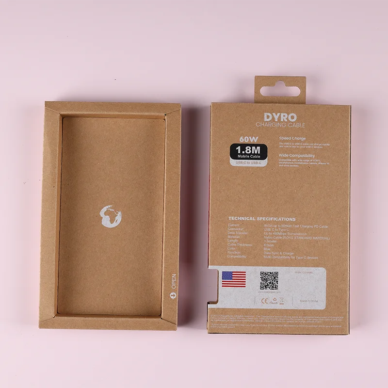 Small MOQ Cheap Fashion Custom Phone Case Box Window Phone Case Pack Mobile Phone Case Packaging Box