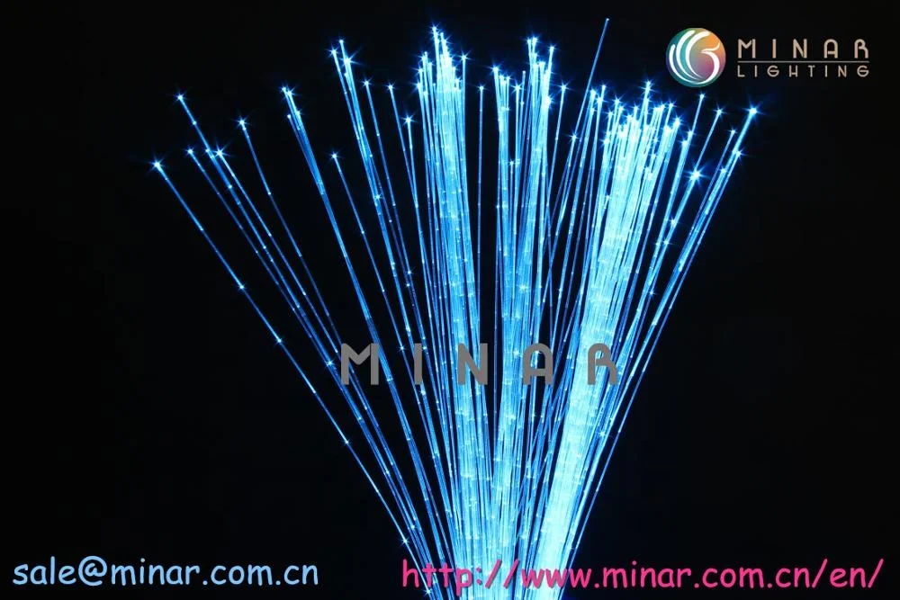 
3*0.75mm PMMA dot points Side spot light fiber optic for pendent chandelier 