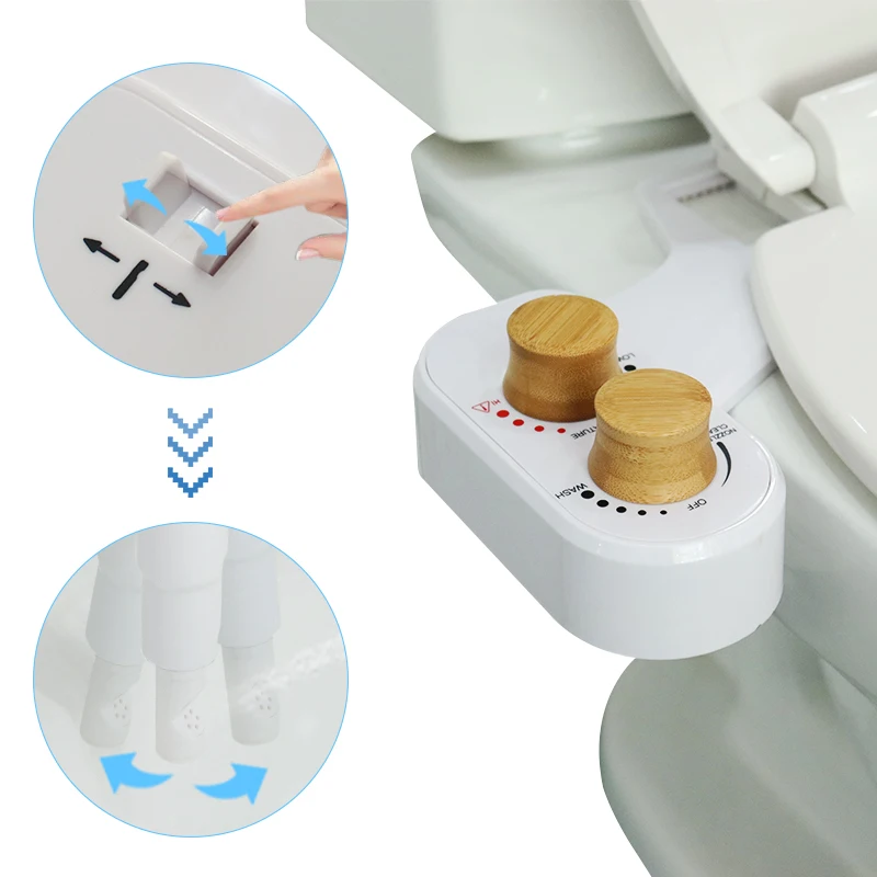 Toilet Mechanical Single Nozzle Hot And Cold Water High Quality Wholesale Bathroom Bidet