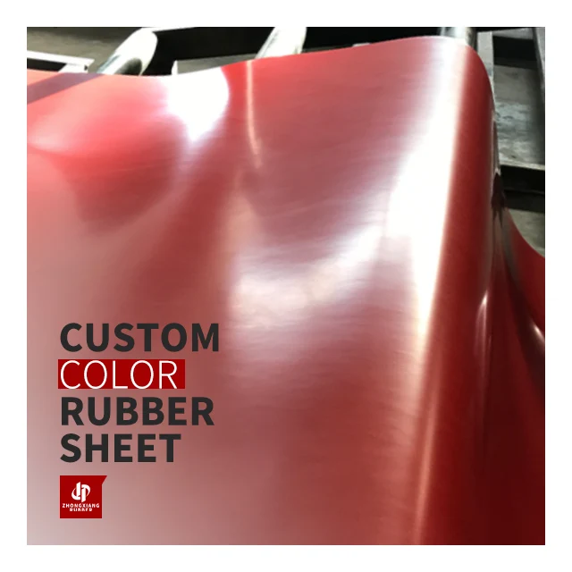 Tire recycled materials rubber mat rolls red 12mpa synthetic sbr rubber sheets