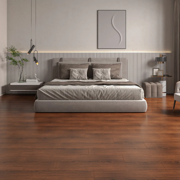 6'*36' Vinyl Waterproof Anti Slip Lvt Abrasion Resistant Self Adhesive Flooring