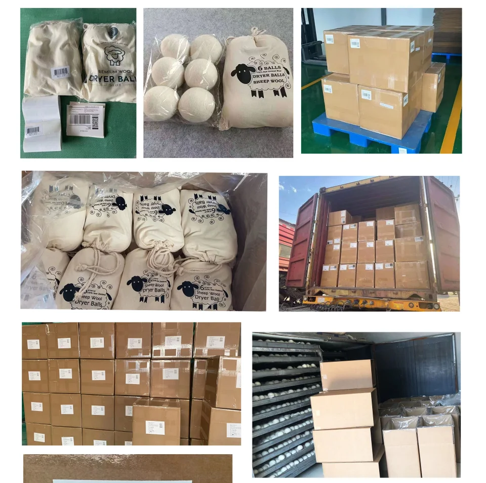 Best Selling Products 2024 New Trending in USA private label Organic Wool Dryer Balls for Laundry Washing Machine FBA DDP SHIP
