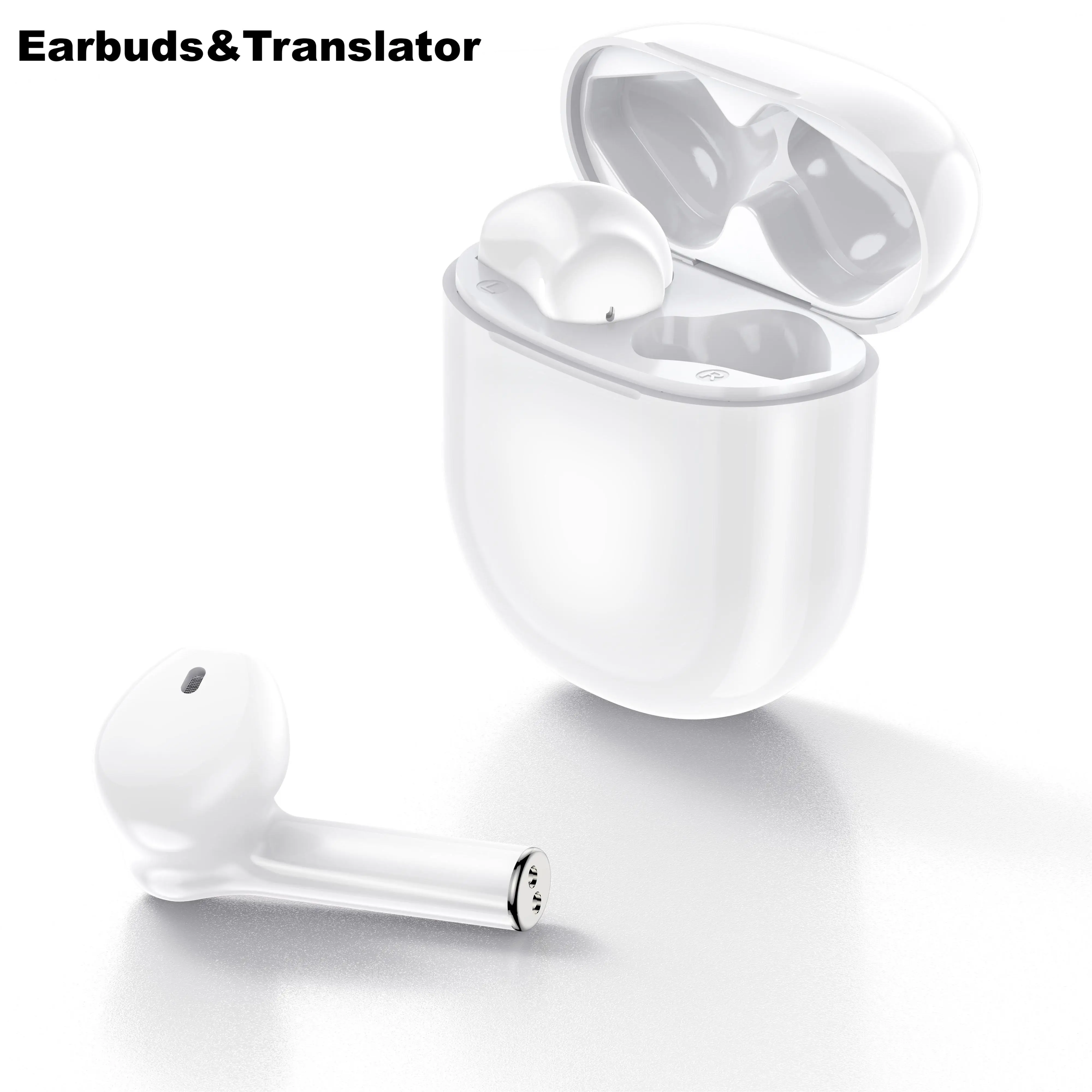 Latest wireless earphone translation earbuds V03 TWS headphones multilingual translation earbuds earphone