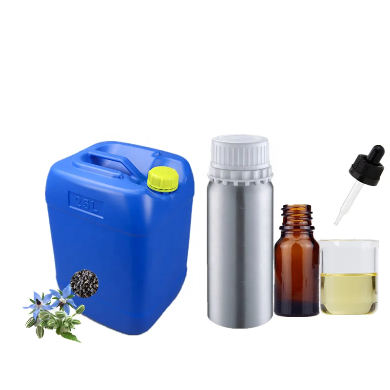 Cold Pressed Borage Seed Oil Edible Food Grade Borage Oil For Cosmetics Bulk Factory Price