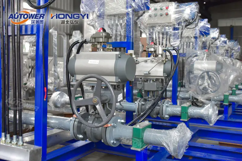 SS316 steel skid-mounted filling platform solution with loading arm pump batch controller flowmeter valve for Olefin Methanol