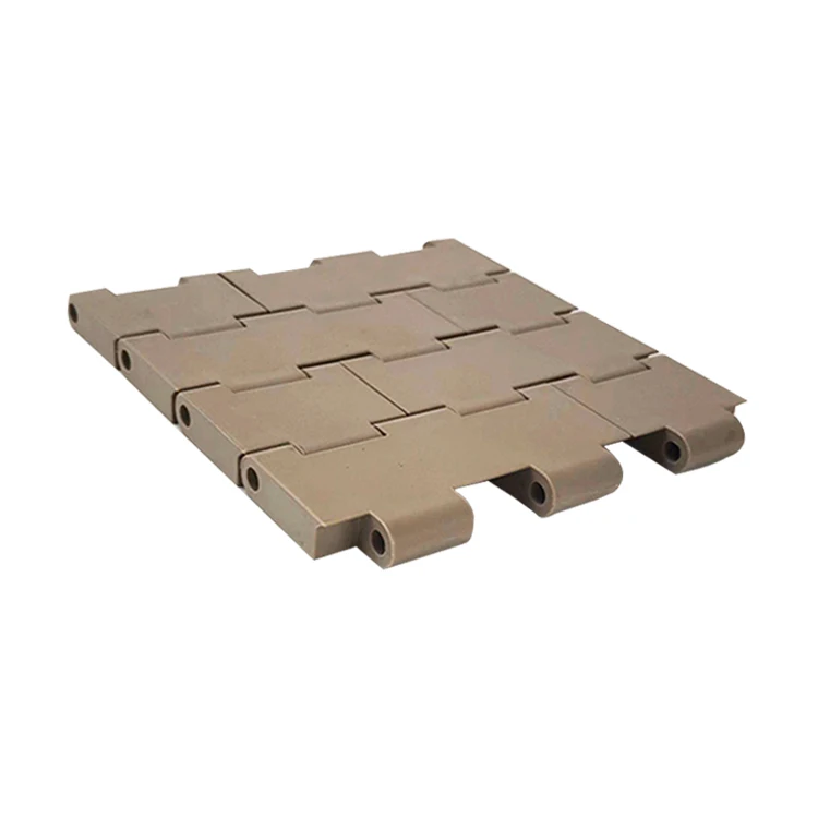 New Design Factory Molded Small Pitch Poultry Manure PP Material Slat Conveyor Band Conveyor Spare Parts For Assembly Line