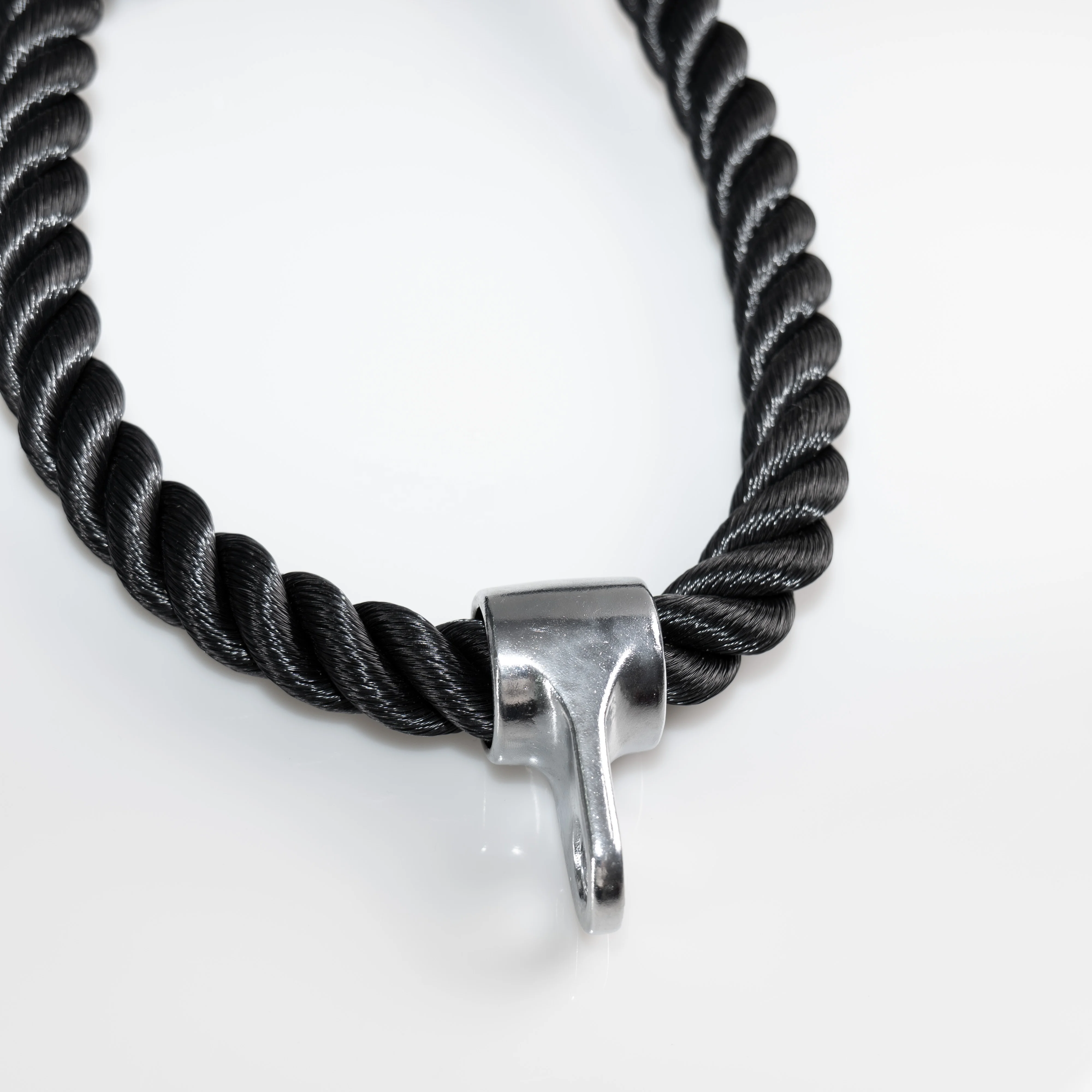 70cm/90cm/100cm/120cm Gym Accessories Gym Pull Rope Tricep Rope  Heavy Duty Steel and Nylon Rope Pull Down Cable for Exercise