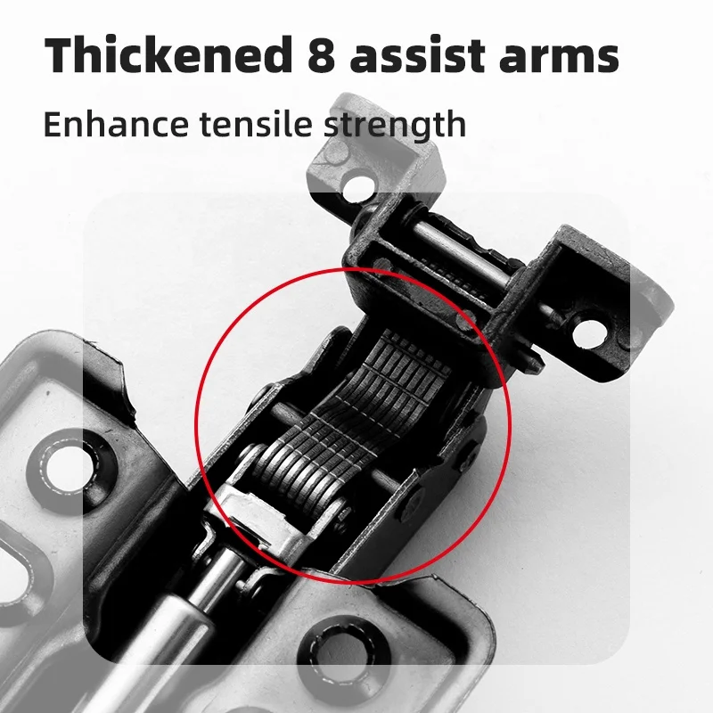 China Factory Jieyang Manufacturer Cabinet Kitchen Concealed Hinges Hydraulic hinges for Aluminum Frame