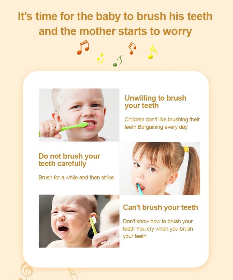 AIWO Drop Shipping Custom 360 U Shape Electronic Toothbrush For Children Fast Charge Cepillos De Dientes Para Ninos