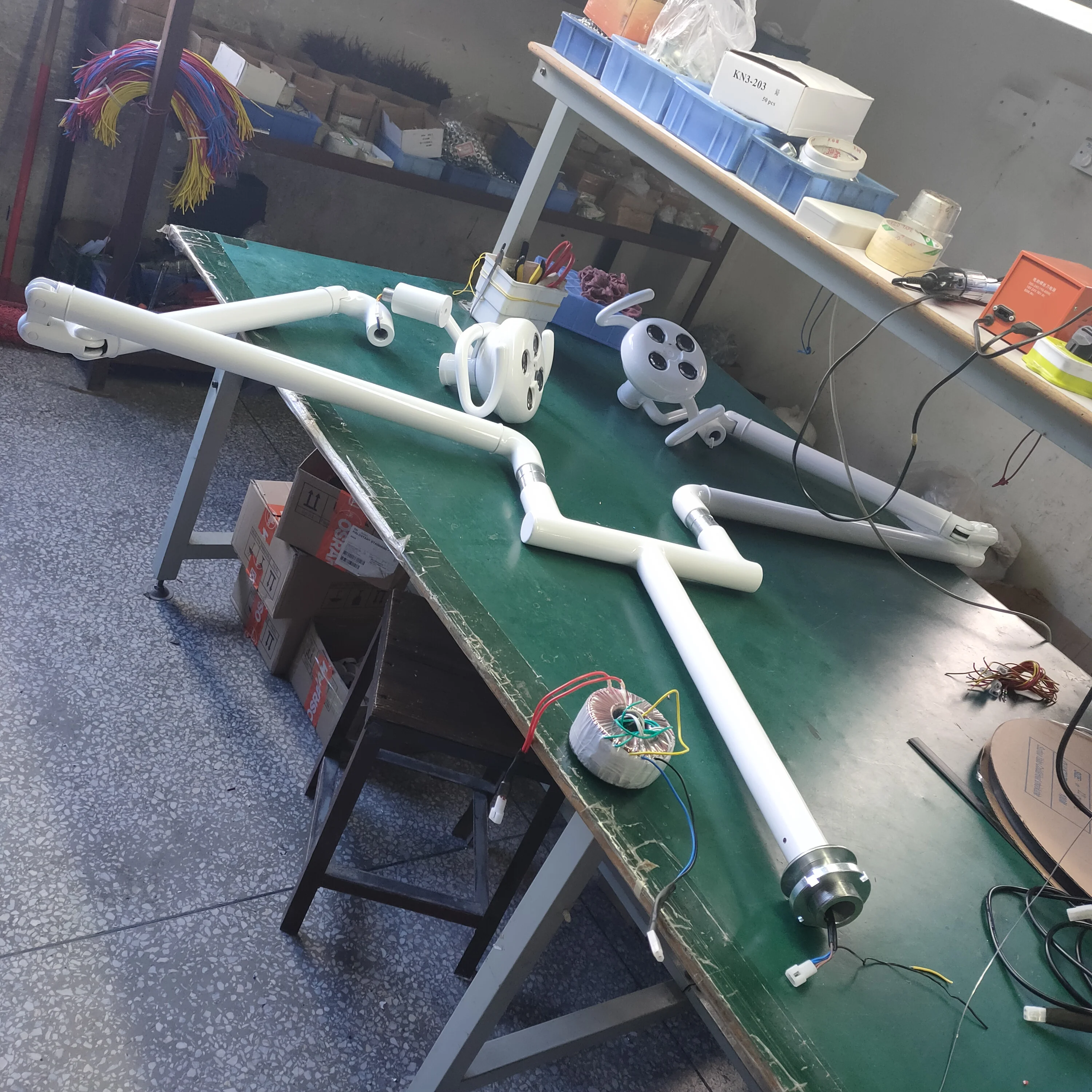 Dental Double flex arm for dentist operating microscope dental operating lamp light chair