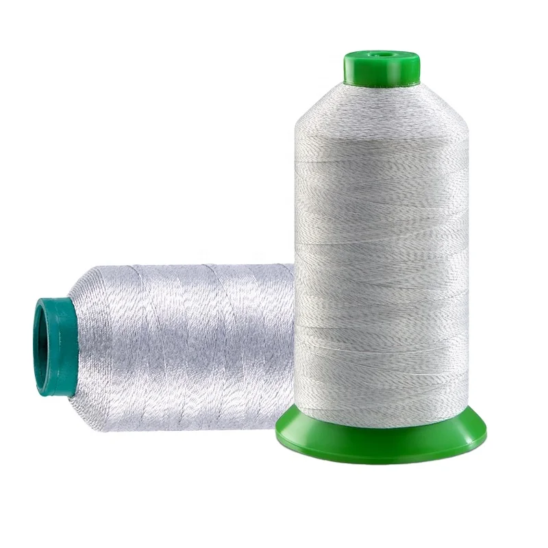 Eco-friendly Sewing Thread For Touch Screen Fabric Silver Conductive Embroidery Thread Anti Static Sewing Thread