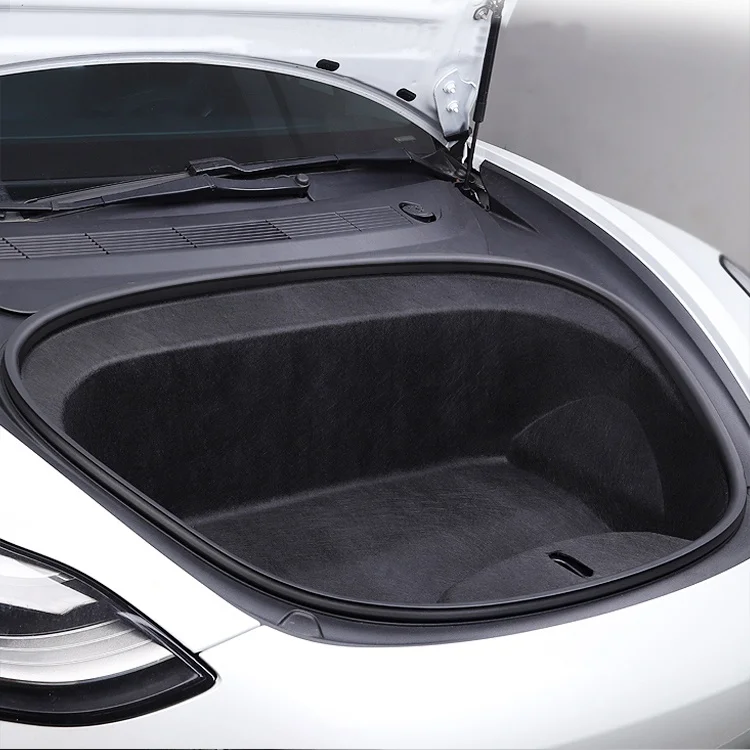 Model 3 Accessories Design Black Car Trunk Storage Box for Tesla model 3