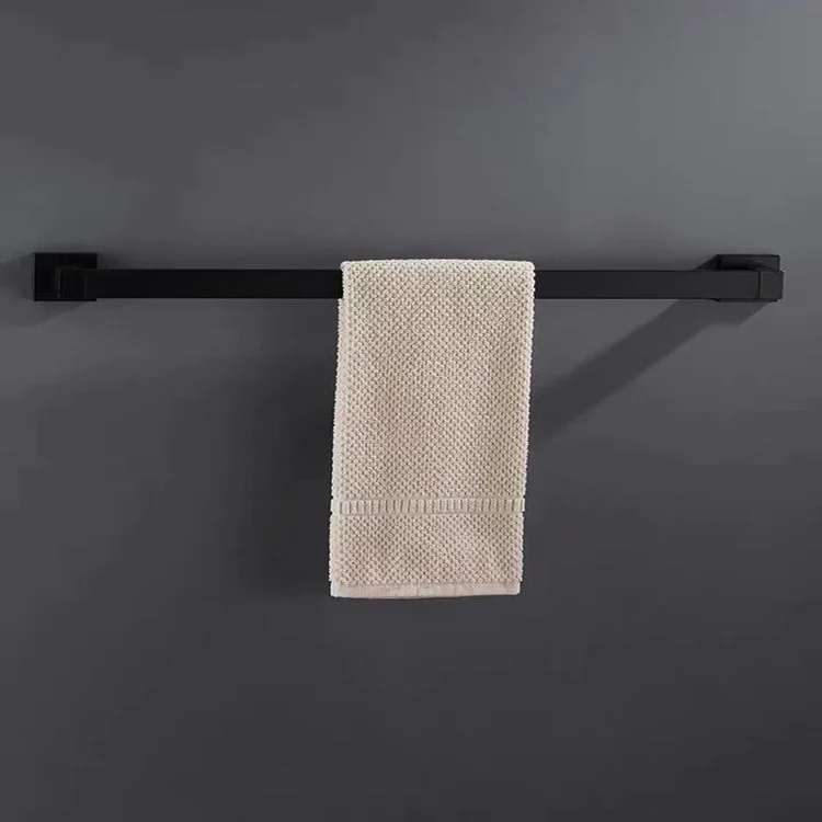 New Design silver Aluminum Bathroom accessory for towel rack hotel home wall  hanger bar China